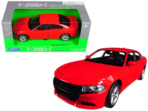 2016 Dodge Charger RT - RED at diecastdepot