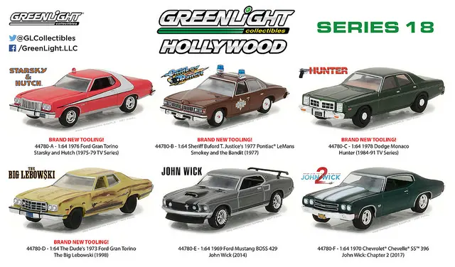  1970 Chevrolet Chevelle SS 396 (John Wick Capítulo 2 2017) Serie Hollywood 18 1:64: 1:64|DIECAST