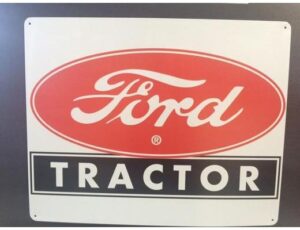 FORD TRACTOR METAL SIGN