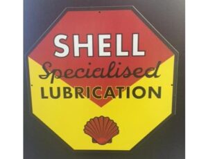 SHELL SPECIALISED LUBRICATION METAL SIGN
