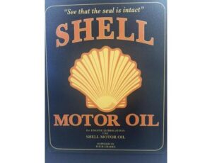 SHELL MOTOR OIL METAL SIGN
