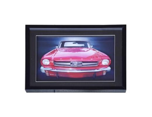 1964-1/2 Ford Mustang 3D LED Lighted Wall Art