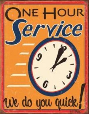 ONE HOUR SERVICE