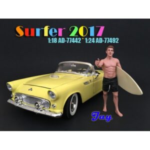 1:24 Surfer Figurine - Jay at diecastdepot