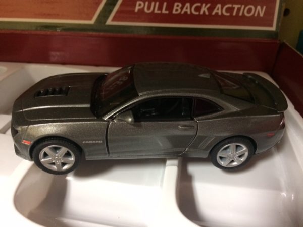 kt5383grey - 2014 CHEVY CAMARO - PULL BACK ACTION DIE CAST