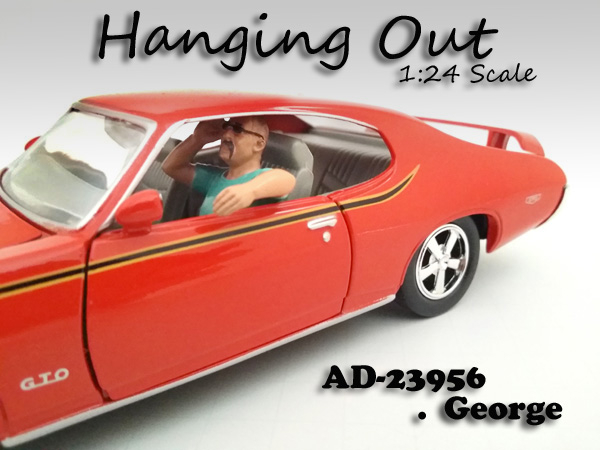 ad 23956 - "Hanging Out" George "Figure"- 1:24 Scale American Diorama