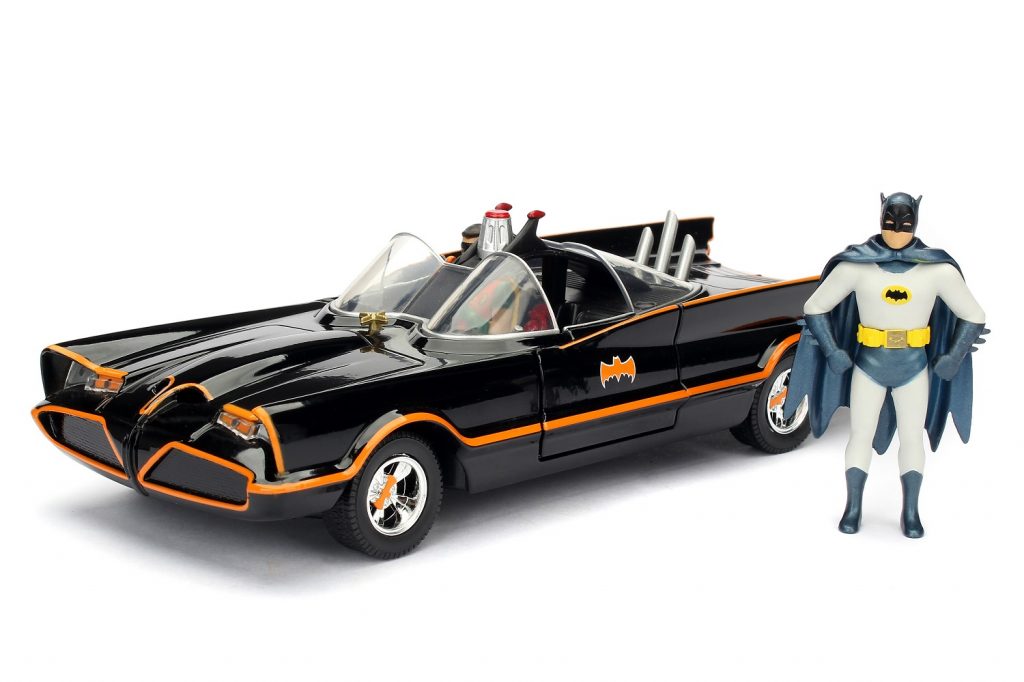 1966 Classic Batmobile w/Batman & Robin Build N Collect Diecast Depot