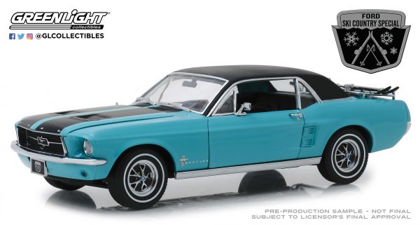 13535 1 - 1967 Ford Mustang Coupe "Ski Country Special" - Winter Park Turquoise
