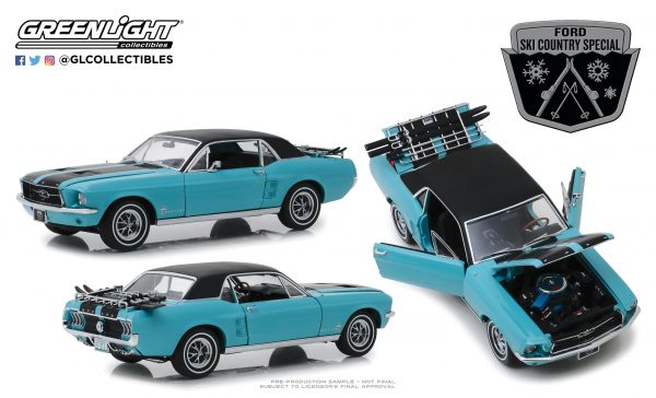 13535j - 1967 Ford Mustang Coupe "Ski Country Special" - Winter Park Turquoise