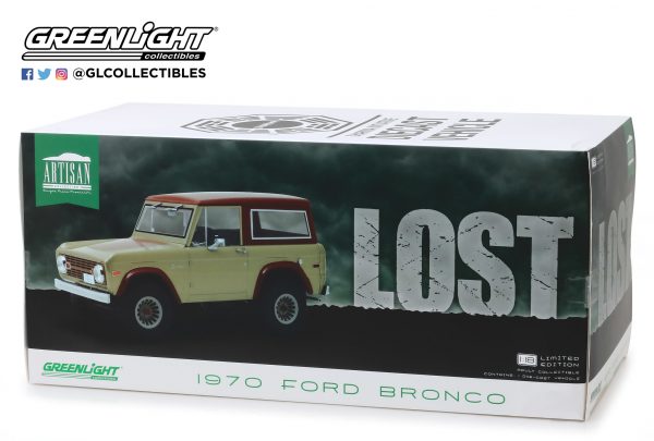19057a - 1970 Ford Bronco- 1:18 Artisan Collection - Lost (TV Series, 2004-10)