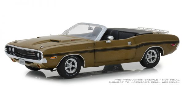 13527 - 1970 Dodge Challenger R/T Convertible with Luggage Rack - Y6 Gold Poly