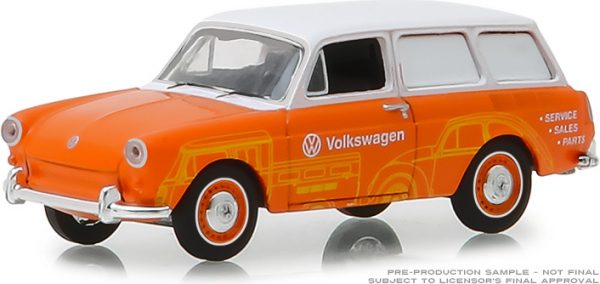 35120c - 1966 Volkswagen Type 3 Panel Van -Volkswagen Sales and Service - Blue Collar Series 5