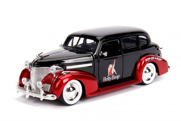 30695 3 - 1939 CHEVY MASTER DELUXE W/BETTY BOOP-HOLLYWOOD RIDES -1:24