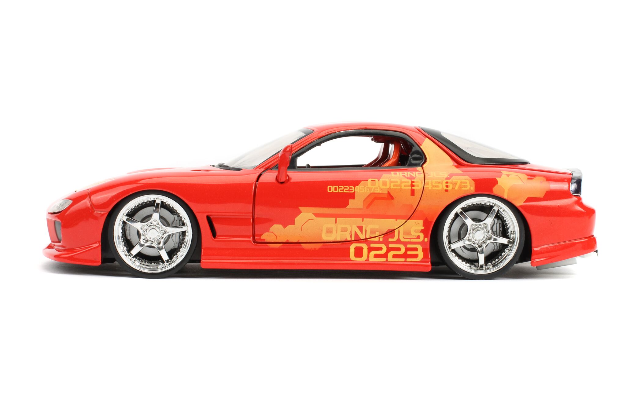 Orange Julius S Mazda Rx 7 1 24 Fast Furious Diecast Depot