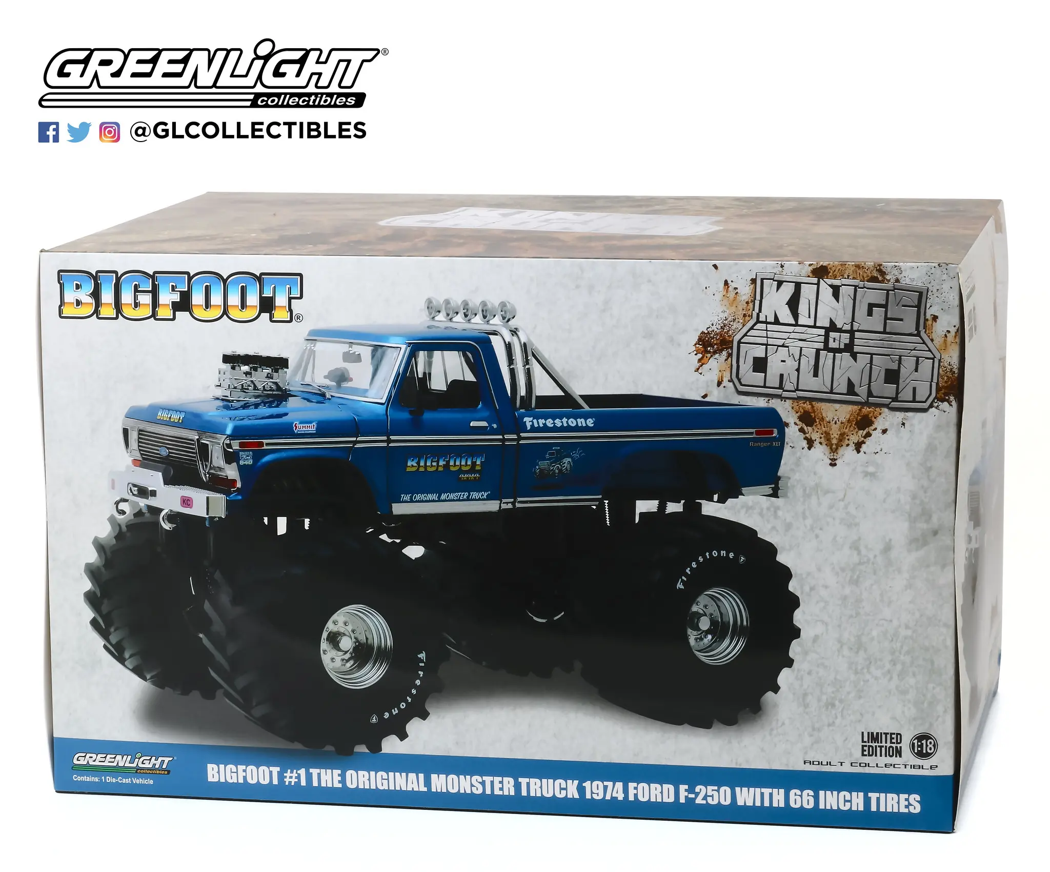 Bigfoot #1 - 1974 Ford F-250 Monster Truck with 66