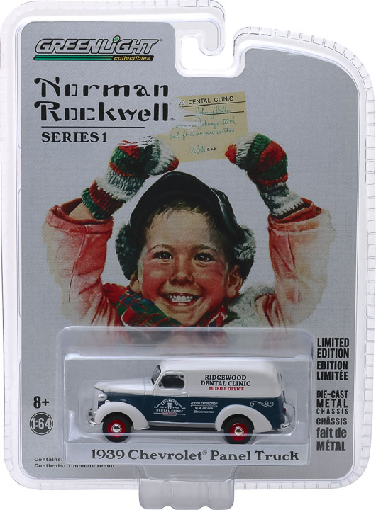 37150a - 1939 CHEVROLET PANEL TRUCK - NORMAN ROCKWELL SERIES 1