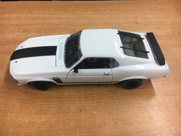 a1801835w - 1970 FORD BOSS 302 TRANS AM MUSTANG - STREET VERSION White