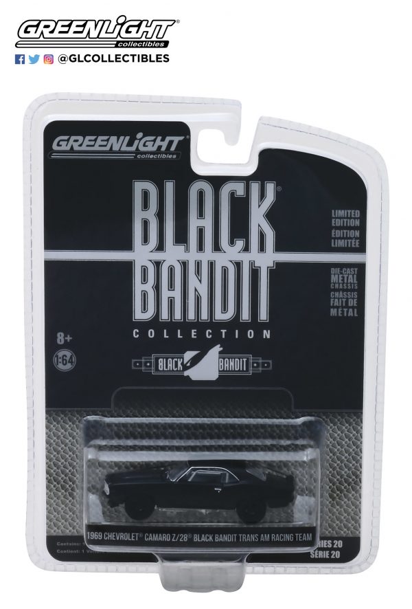 27960b - 1969 Chevrolet Camaro Z/28 - Black Bandit Trans Am Racing Team
