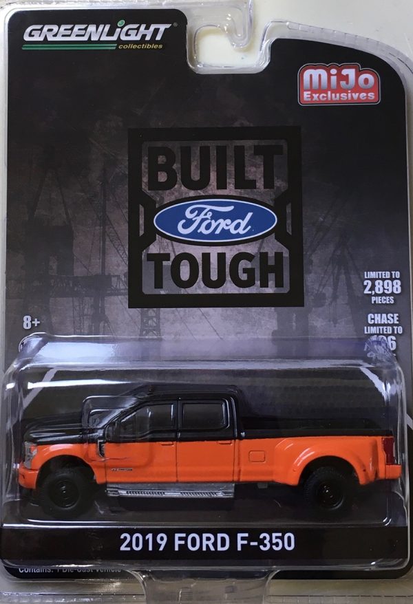 51318d - 2019 Ford F350 Super Duty Dually - Orange and black