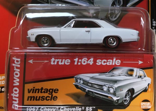 aw64132b 3 - 1967 CHEVROLET CHEVELLE SS HARD TOP - WHITE - VINTAGE MUSCLE