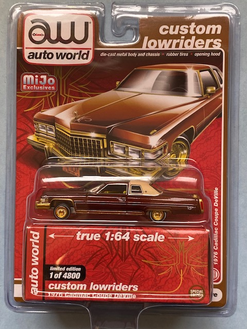 cp7660 - 1976 CADILLAC COUPE DEVILLE - CUSTOM LOWRIDER BY AUTO WORLD
