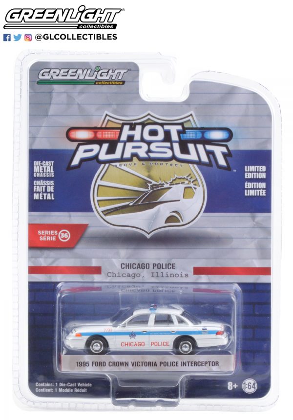 42930 d 1995 ford crown victoria police interceptor city of chicago police department pkg b2b - 1995 Ford Crown Victoria Police Interceptor - City of Chicago Police Department - Hot Pursuit Series 36