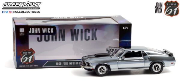 51251760544 9499bb4f6c k - 1969 Ford Mustang BOSS 429 - Chrome - Highway 61 - 1:18 John Wick (2014)