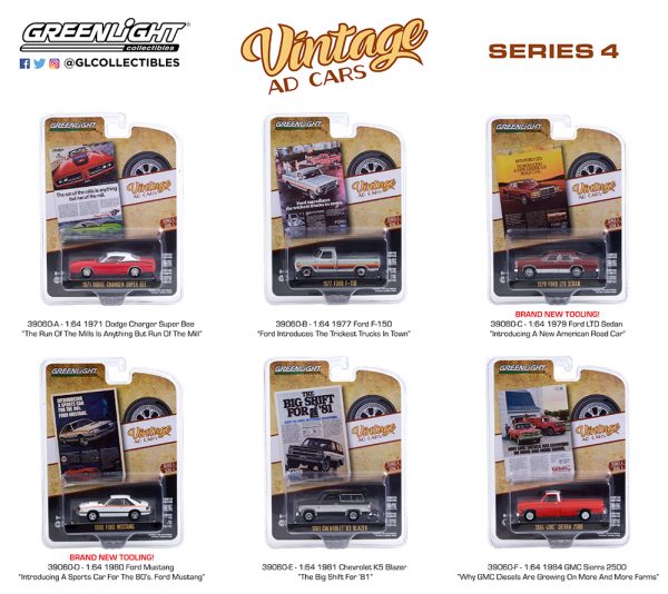 39060 1 64 vintage ad cars 4 group pkg b2b - 1981 Chevrolet K5 Blazer ”The Big Shift For ‘81” - Vintage Ad Cars Series 4