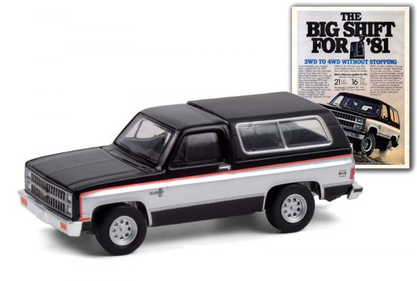 39060e - 1981 Chevrolet K5 Blazer ”The Big Shift For ‘81” - Vintage Ad Cars Series 4