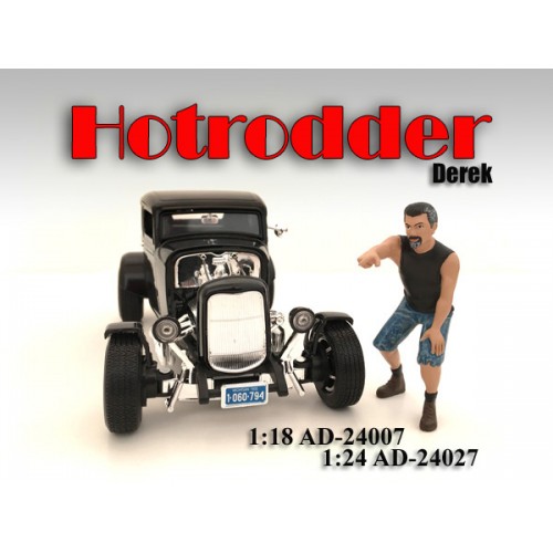 ad24007 1 - Hotrodders - Derek - 1:18 FIGURINE