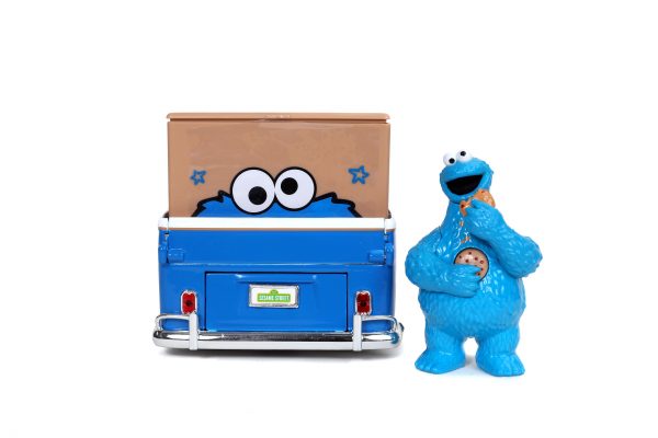 31751 1.24 hwr 1963 vw bus truck cookie monster w sound 5 scaled - HOLLYWOOD RIDES - 1963 VW BUS TRUCK & COOKIE MONSTER W/SOUND