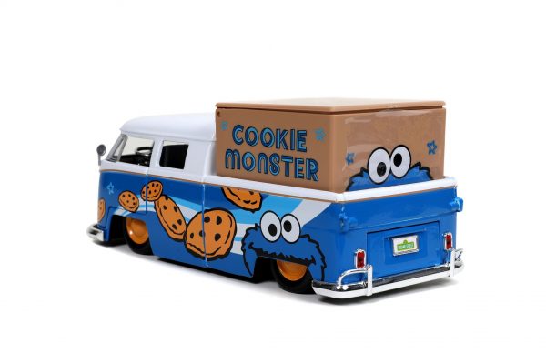 31751 1.24 hwr 1963 vw bus truck cookie monster w sound 9 - HOLLYWOOD RIDES - 1963 VW BUS TRUCK & COOKIE MONSTER W/SOUND