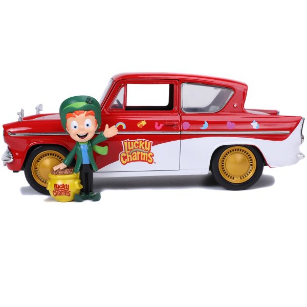 32200 6 - 1959 Ford Anglia with Lucky the Leprechaun - Hollywood Rides - Box Lucky Charms