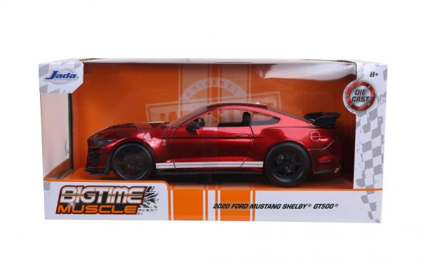 32662 1.24 btm 2020 ford mustang shelby gt500 c.red 4 - 2020 Ford Mustang Shelby GT500 - RED - BTM BY JADA