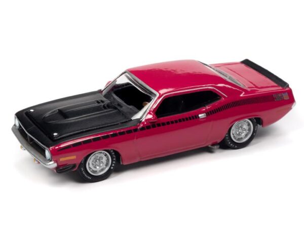 - 1970 PLYMOUTH AAR CUDA (MOULIN ROUGE) WITH COLLECTOR TIN