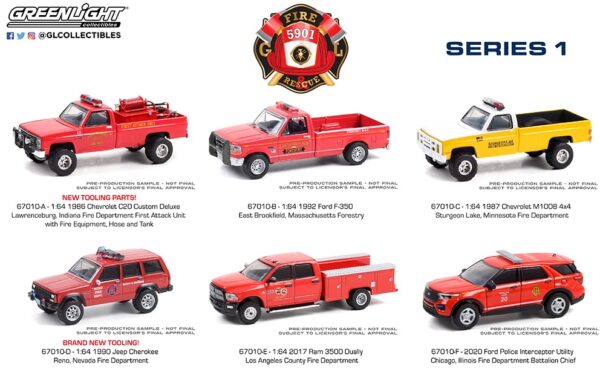 67010 group deco - 1987 Chevrolet M1008 4x4 Pick Up Truck - Sturgeon Lake, Minnesota Fire Department