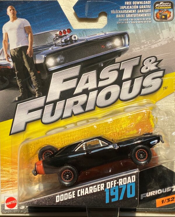 fcf36 - 1970 DODGE CHARGER OFF-ROAD - FAST & FURIOUS - FURIOUS 7 IN 1:55 SCALE #1/32