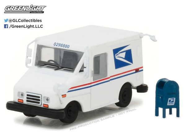 29888a - USPS Postal Delivery Truck with Mail Box