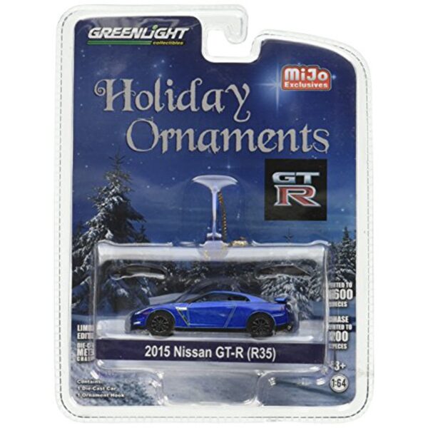 51079 - 2015 Nissan GT-R (R35) - Greenlight 1:64 MiJo Holiday Ornaments -