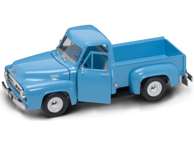 92148 blue - 1953 FORD F100 PICK UP TRUCK IN 1:18 SCALE
