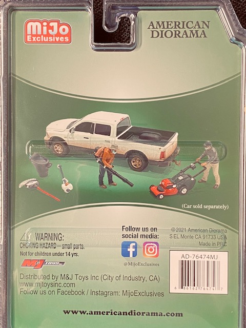 ad76474a - GARDENER SERVICES - DIE CAST METAL 1:64 SCALE FIGURES
