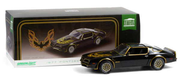 19098a - 1977 Pontiac Firebird Trans Am in Starlite Black with Golden Eagle Hood (MORE COMING SOON!)