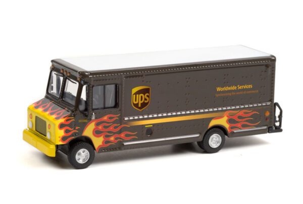33210 b - United Parcel Service (UPS) Worldwide Services with Flames - 2019 Package Car