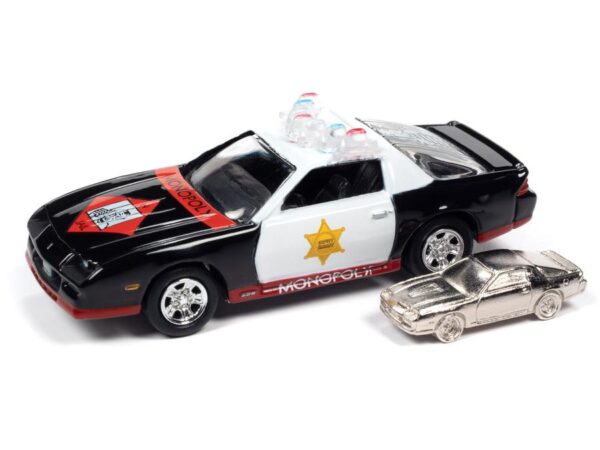 - 1982 CHEVROLET CAMARO - POP CULTURE RELEASE 2 BY JOHNNY LIGHTNING, MONOPOLY EXCLUSIVE GAME TOKEN INCLUDED