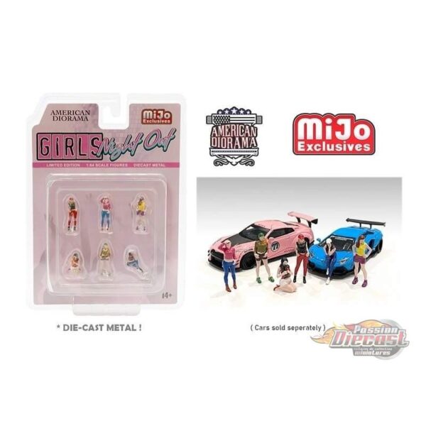 ad76477 - Girls Night Out - American Diorama 1:64 Mijo Exclusive Figure - SET OF SIX