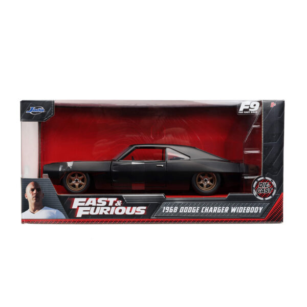 32614y - 1968 Dodge Charger Widebody - Dom's from Fast & Furious 9 (matt black)