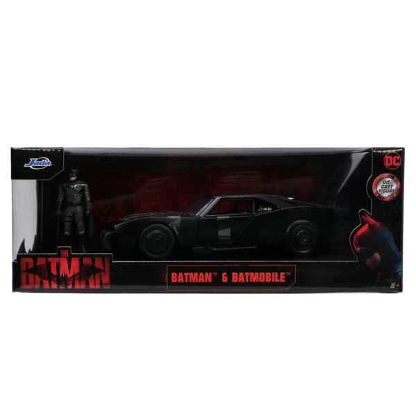 32731 - 2022 THE BATMAN BATMOBILE - HOLLYWOOD RIDES BY JADA TOYS IN 1:24 SCALE