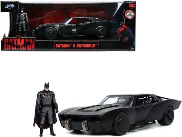 32731b - 2022 THE BATMAN BATMOBILE - HOLLYWOOD RIDES BY JADA TOYS IN 1:24 SCALE