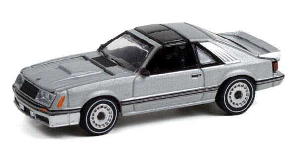 13310 d - 1982 Ford Mustang GT in Silver Metallic GreenLight Muscle Series 26
