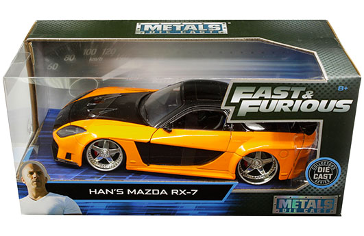 30732 - Han’s Mazda RX-7 – Fast & Furious by Jada 1:24